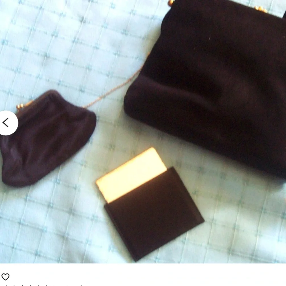 VINTAGE 40’s KORET X SAKS FIFTH AVENUE COIN PURSE AND MIRROR - Picture 13 of 13